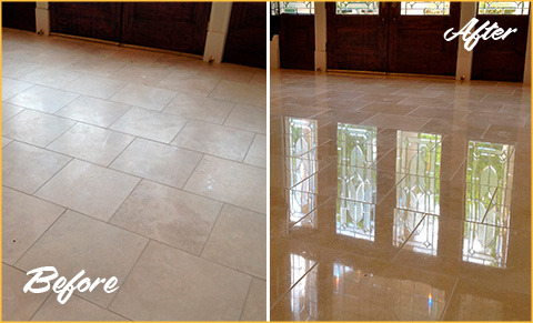 These Floors in Park Ridge Receive a Full Restoration From Our Grout  Cleaning Experts