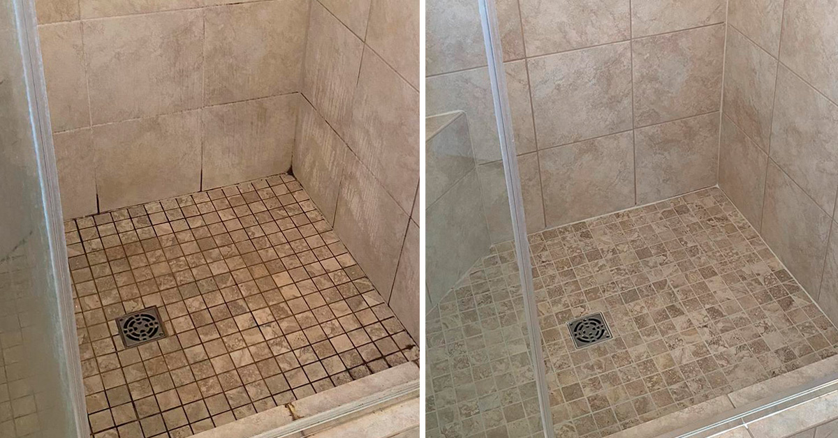 Our Tile and Grout Cleaners in Lakeview, IL, Brought This Dirty Bathroom  Back to Life