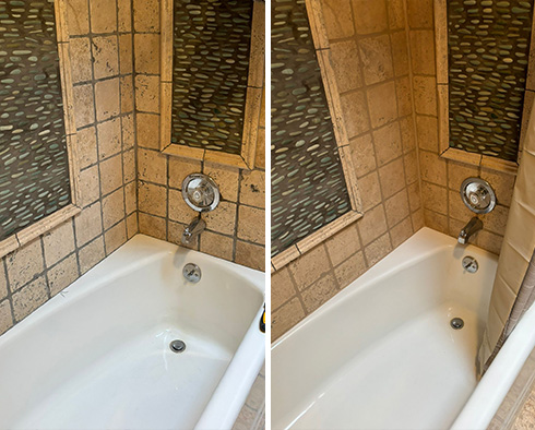 Shower Restored by Our Tile and Grout Cleaners in Avondale, IL