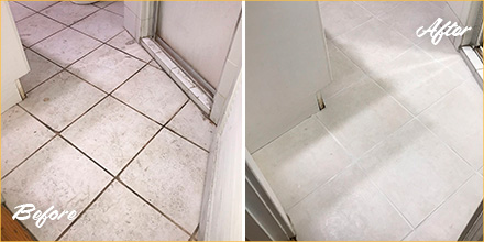 This Shower Said Goodbye to Grimy Grout Lines and Dirty Tiles