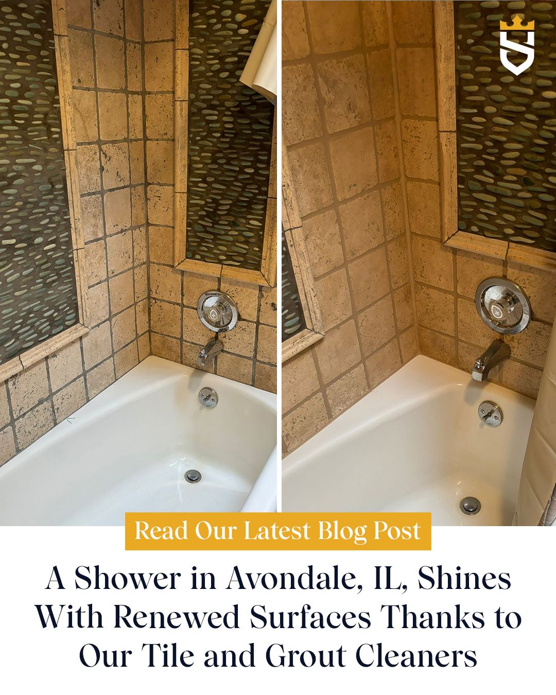 A Shower in Avondale, IL, Shines With Renewed Surfaces Thanks to Our Tile and Grout Cleaners